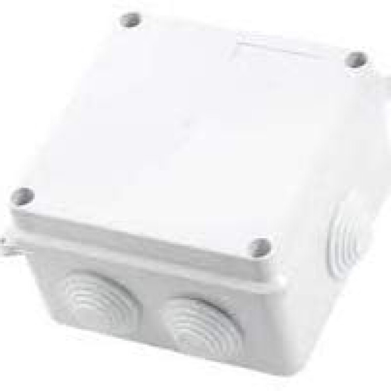 4.5 X 4.5 Inches Square IP65 Waterproof Outdoor & Indoor PVC Square Junction Box for CCTV Surveillance Security Cameras