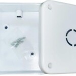 PVC Square Junction Box for CCTV Camera Mounting 4X4,White