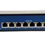 CP Plus 8-Port PoE Switch 8 x10/100 PoE + 2 x 10/100 Base-T Port for IP CCTV Cameras and Networking