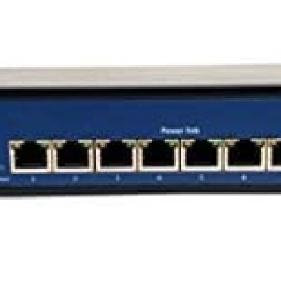 CP Plus 8-Port PoE Switch 8 x10/100 PoE + 2 x 10/100 Base-T Port for IP CCTV Cameras and Networking