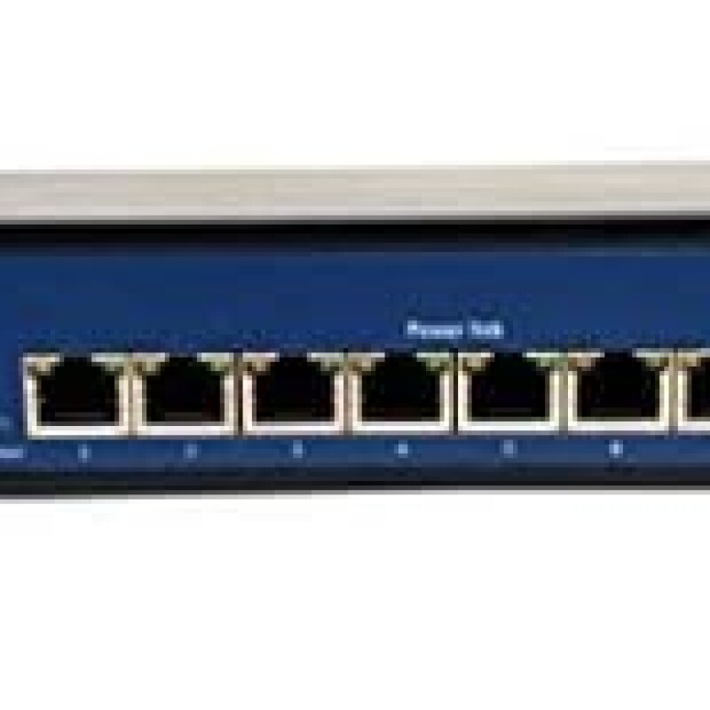 CP Plus 8-Port PoE Switch 8 x10/100 PoE + 2 x 10/100 Base-T Port for IP CCTV Cameras and Networking