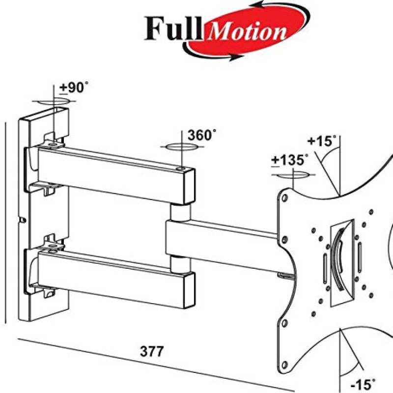 Sinal LCD/LED/Plasma TV Swivel Type Movable Wall Mount Bracket/Stand Full Motion TV Mount