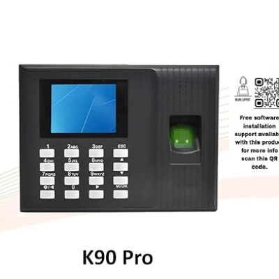 SR Security System eSSL K90 PRO Biometric Time & Attendance Machine with Access Control | Fingerprint & RFID Card Recogn