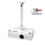 2 Feet Universal Projector Stand Ceiling/Wall Mount Kit Adjustable (12 Inch to 24 Inch Length, Weight Capacity - 50 Kg)