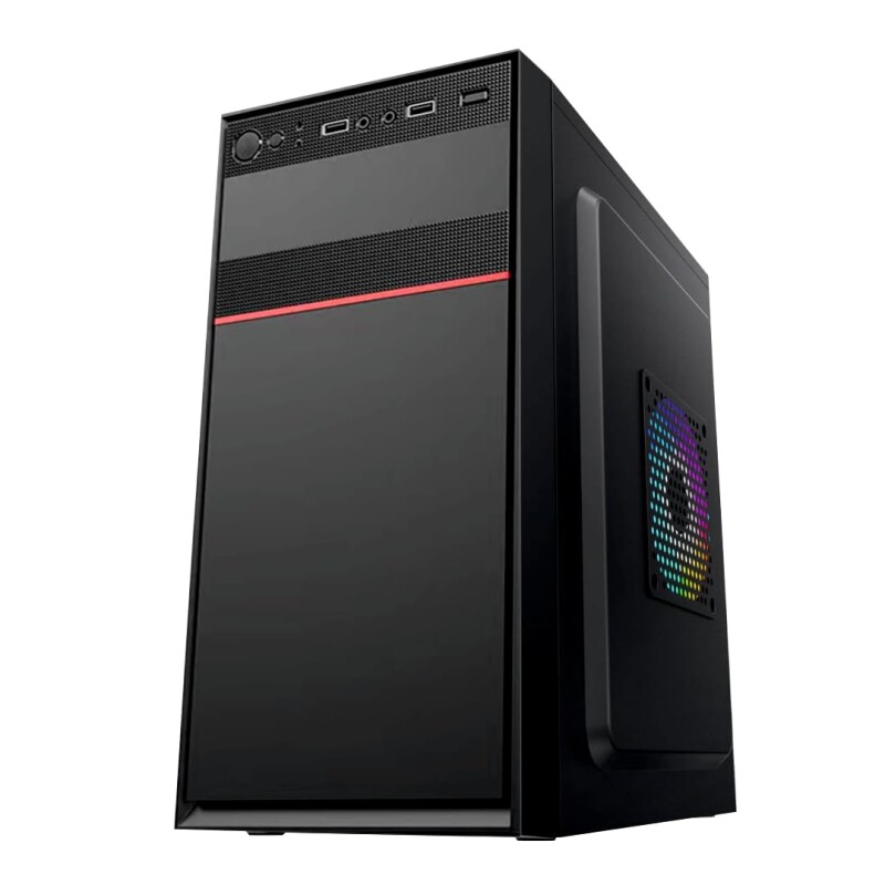 Foxin AMAR Desktop Computer Case / PC Cabinet - with Steel Metal Body