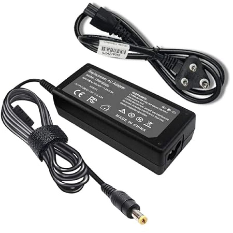 19V 3.42A 65W Laptop Charger for Acer Aspire E1-572P E1-572PG E1-572PG E1-711 Pin Size 5.5MM X 1.7MM Yellow Pin Laptop