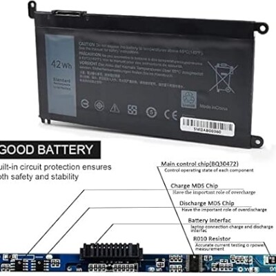 Internal Laptop Battery YRDD6 for de-ll Dell inspiron 15 3000 Series 3583 3593 3582 3584 3501 Inspiron 5491 5493 5584 55