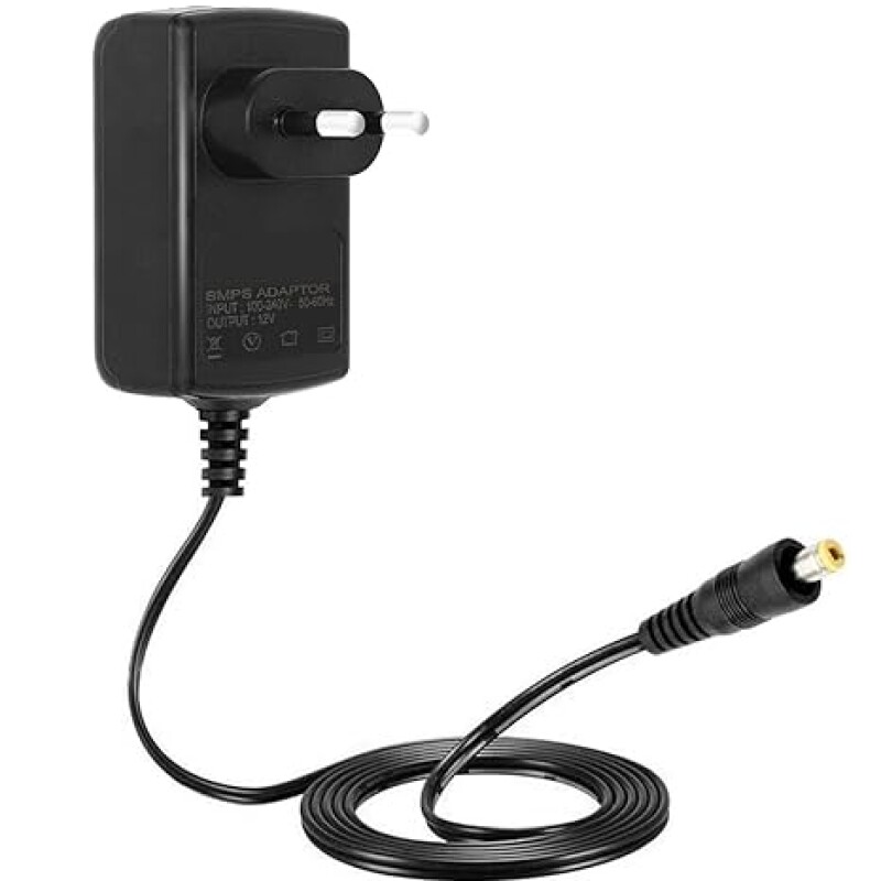 12V 1A DC Power Adapter, Long Cable Powers Supply DC12V Transformers for LED Strip, CCTV Camera, Router, Modem, Set Top