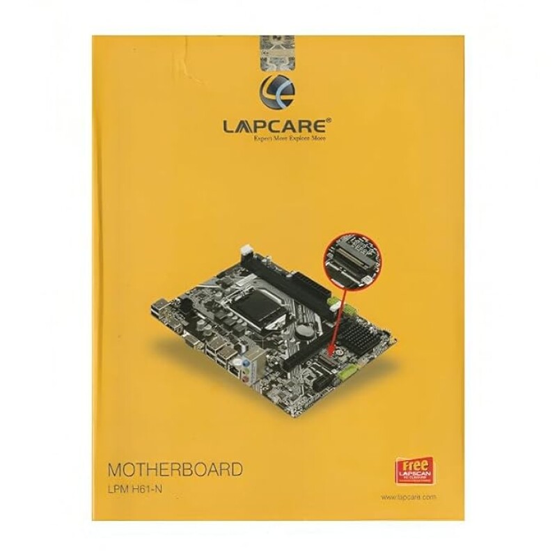 Lapcare Compatible Mother Board DDR3 for H61 with Micro ATX NVME Slot