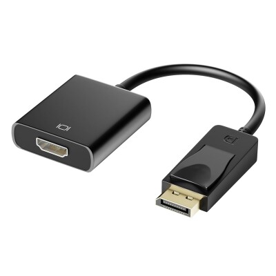 Sounce Display Port to HDMI Adapter, 1080p Display Port DP to HDMI Cable