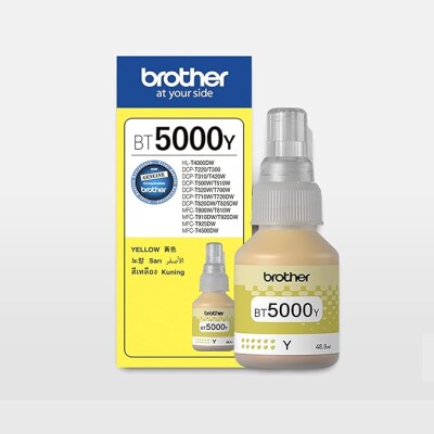 BT 5000 BROTHER INK BOTTLE-YELLOW