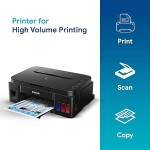 Canon PIXMA MegaTank G3000 All in One WiFi Inktank Colour Printer with 2 Additional Black Ink Bottles
