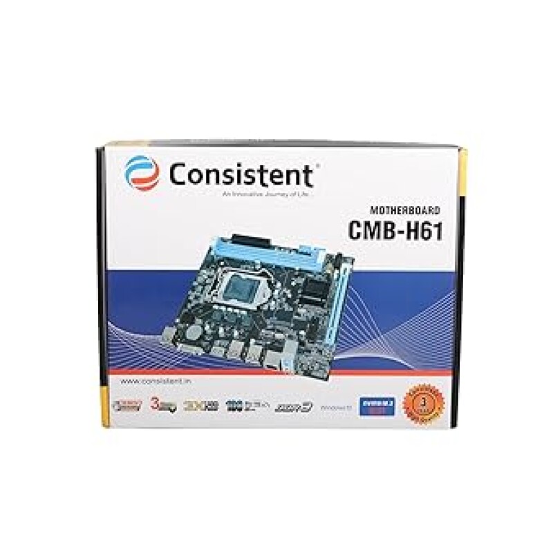 Consistent DDR3 Motherboard CMB H61 with NVME Slot