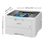 Brother HL-L3220CDW (New Launch) Automatic Duplex Color Laser LED Printer, 1 Line LCD Display, 256 MB Memory, 250 Sheets