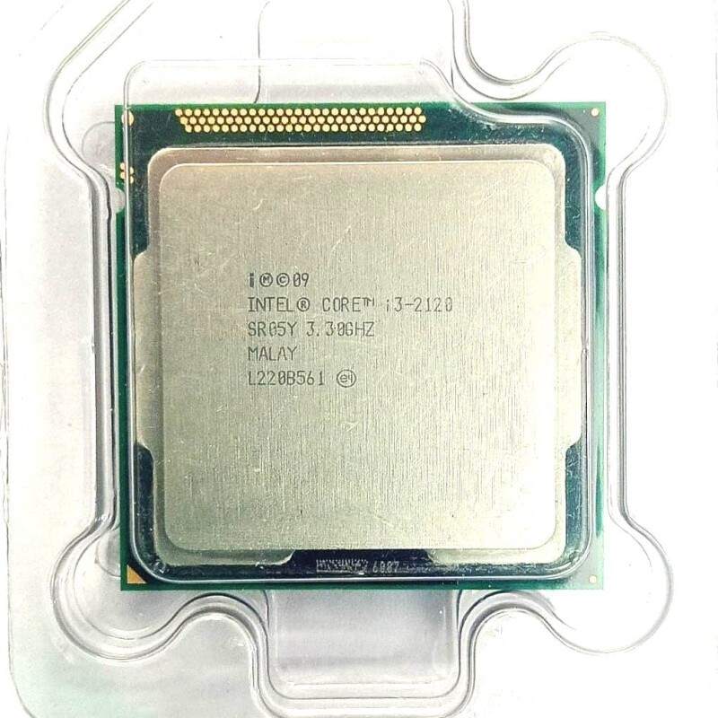 Core i3 2120 2nd Generation 3.3 GHz LGA 1155 Socket Desktop Processor (Silver) for H61 Motherboard (AD Enterprises)