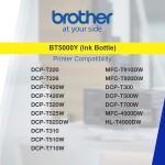BT 5000 BROTHER INK BOTTLE-YELLOW