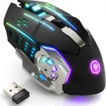 Wireless Gaming Bluetooth Mouse RGB Rechargeable 2.4G USB