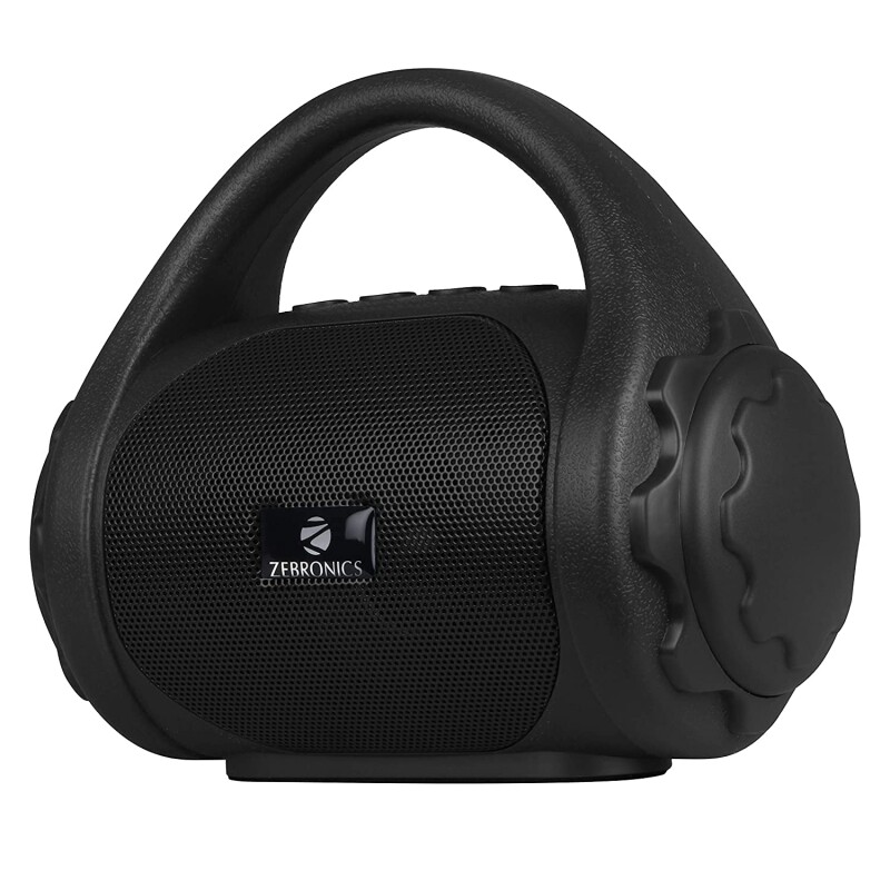 Zebronics ZEB-COUNTY 3W Wireless Bluetooth Portable Speaker With Supporting Carry Handle, USB, SD Card, AUX,