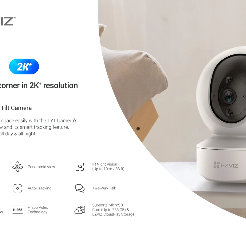 EZVIZ TY1 2K WIFI CAMERA 4MP
